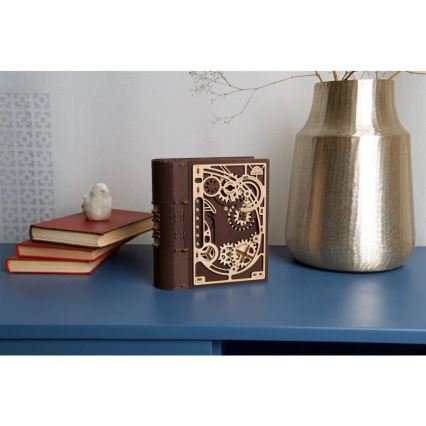 Ugears - 3D lesena mehanska sestavljanka Knjiga skrivnosti