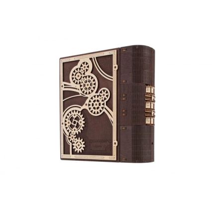 Ugears - 3D lesena mehanska sestavljanka Knjiga skrivnosti