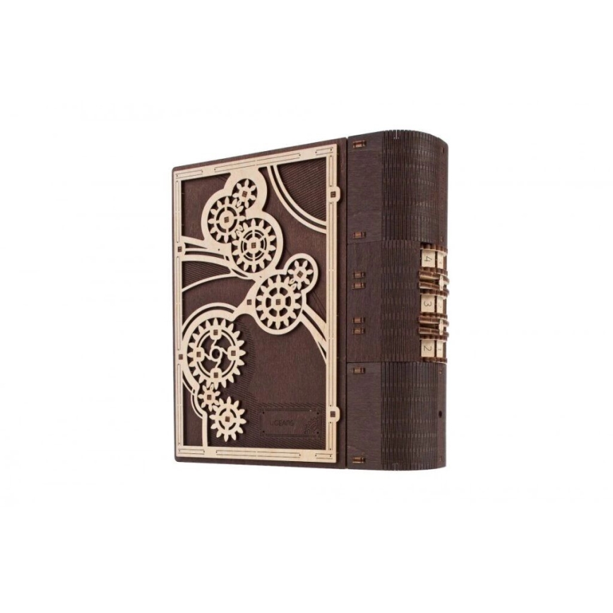 Ugears - 3D lesena mehanska sestavljanka Knjiga skrivnosti