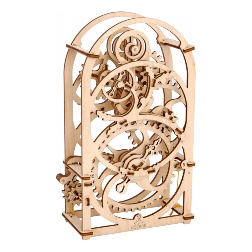 Ugears - 3D lesena mehanska sestavljanka Urni mehanizem