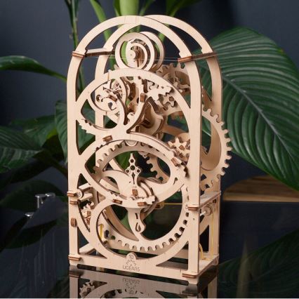 Ugears - 3D lesena mehanska sestavljanka Urni mehanizem