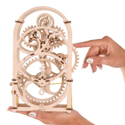 Ugears - 3D lesena mehanska sestavljanka Urni mehanizem