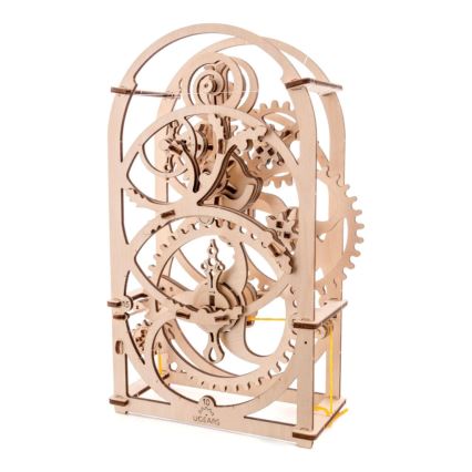 Ugears - 3D lesena mehanska sestavljanka Urni mehanizem