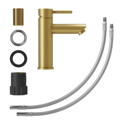 Umivalniška baterija RINGSTED 17,8 cm brušena medenina