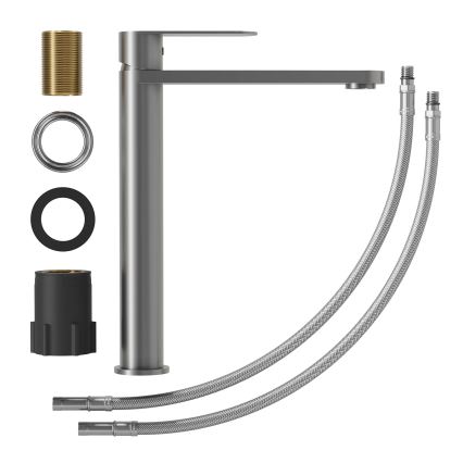 Umivalniška baterija TARNBY 27,3 cm praškasto siva