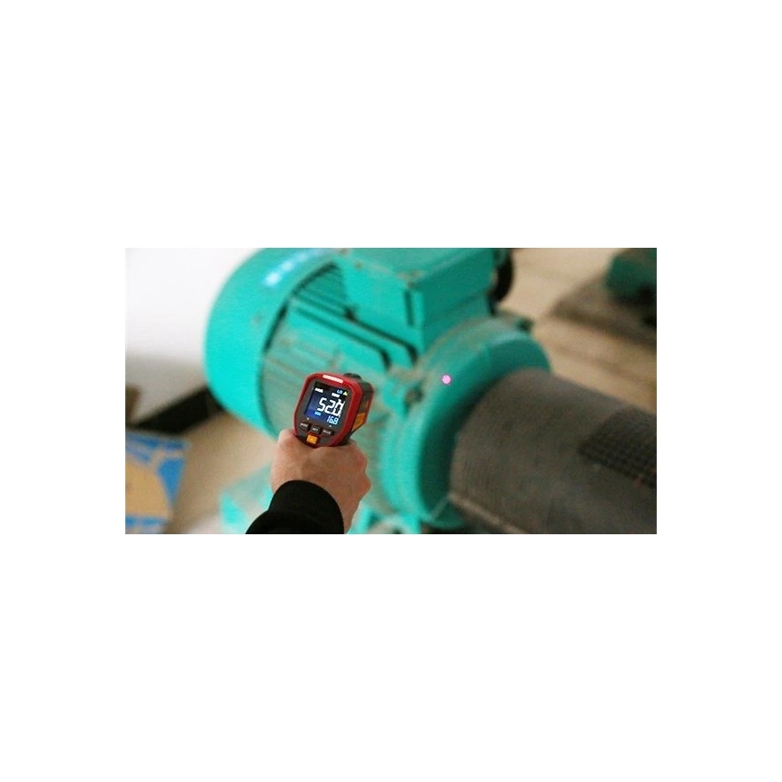 Uni-T - Infrardeči brezkontaktni termometer 1x9V 6LR61 600°C