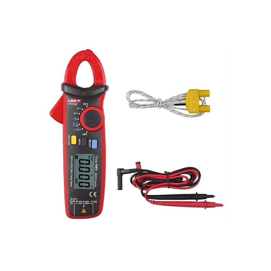 Uni-T - Multimeter z objemko 2xAAA