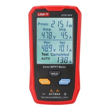 Uni-T UT673PV - sončni multimeter z funkcijo MPPT