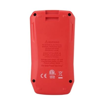 Uni-T UT673PV - sončni multimeter z funkcijo MPPT