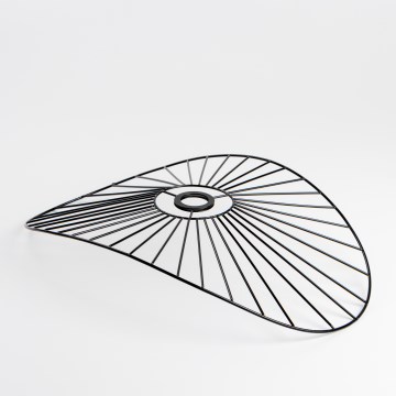 Univerzalen abažur CURITIBA 40x56 cm črne barve