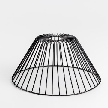 Univerzalen abažur CURITIBA, premer 30 cm, črn