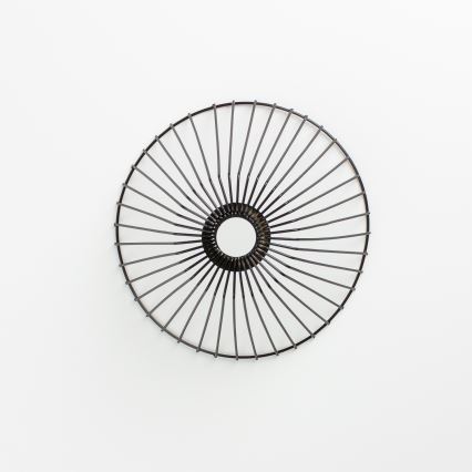 Univerzalen abažur CURITIBA, premer 30 cm, črn