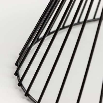 Univerzalen abažur CURITIBA, premer 30 cm, črn