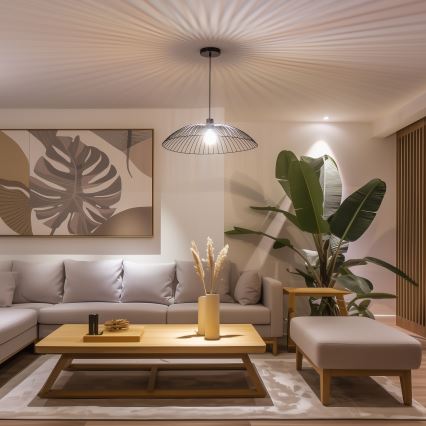 Univerzalen abažur CURITIBA Ø 60 cm, črn