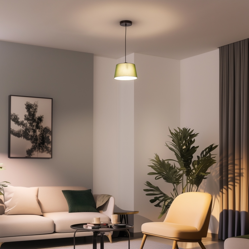 Univerzalen abažur KERIA, premer 25 cm, v zeleni barvi