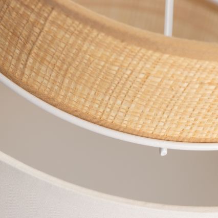 Univerzalen abažur KERIA, premer 30 cm, bež/bela