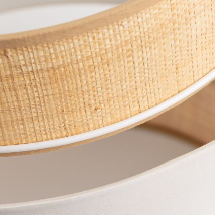 Univerzalen abažur KERIA, premer 40 cm, bež/bela