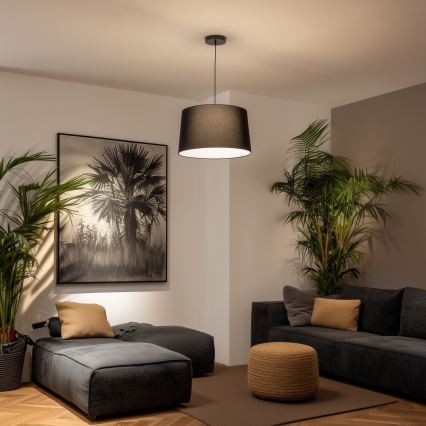 Univerzalen abažur KERIA, premer 45 cm, črne barve