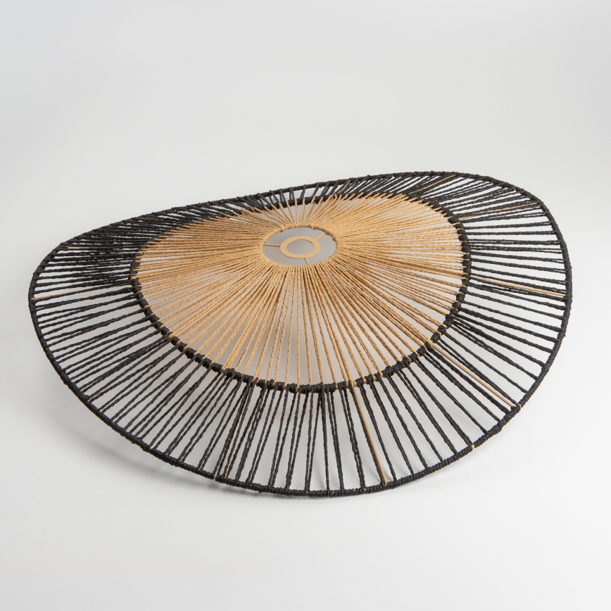 Univerzalen abažur KERIA, premer 80 cm, rjav/črn