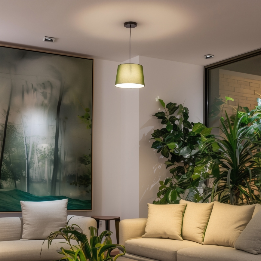 Univerzalen abažur KERIA, premera 30 cm, zelene barve