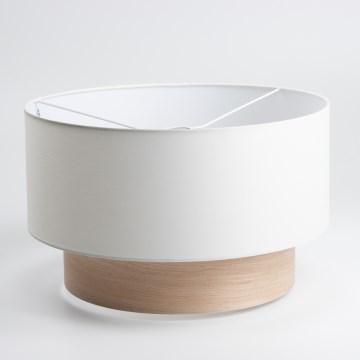 Univerzalen abažur KERIA Ø 50 cm, bel/rjav