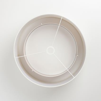Univerzalen abažur KERIA Ø 50 cm, bel/rjav