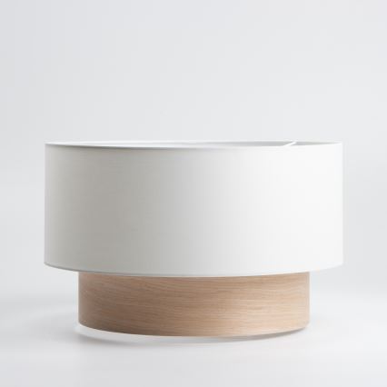 Univerzalen abažur KERIA Ø 50 cm, bel/rjav