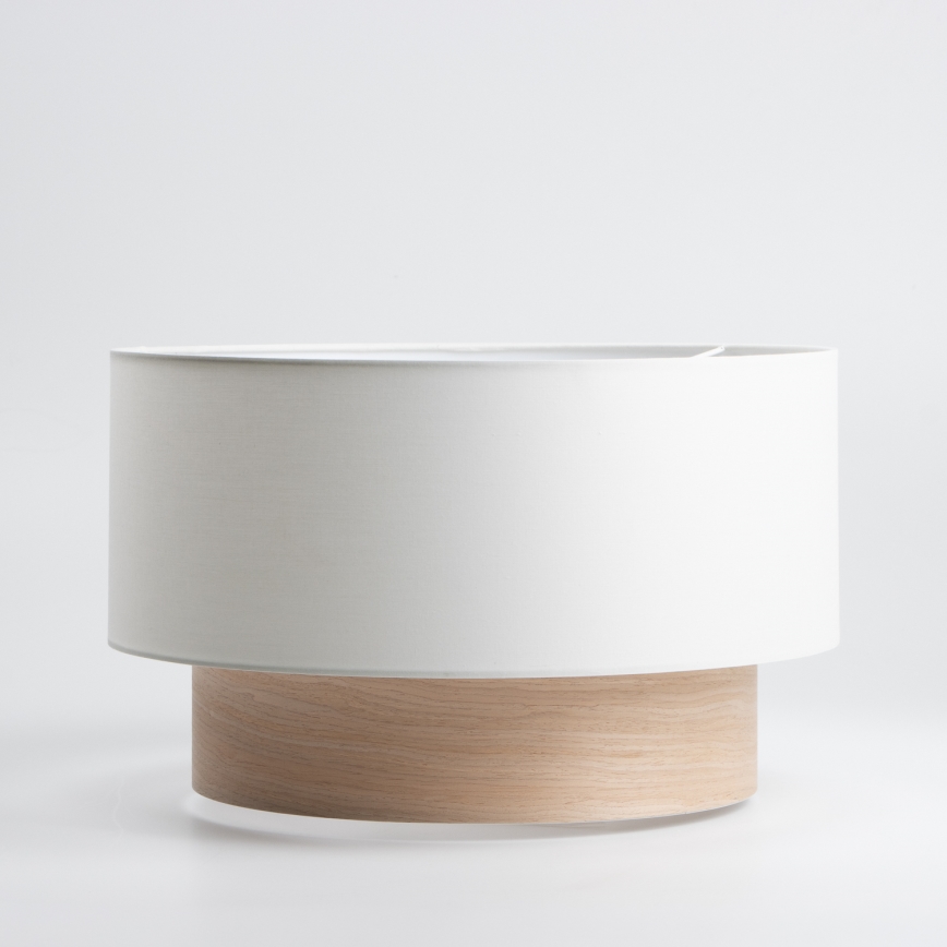 Univerzalen abažur KERIA Ø 50 cm, bel/rjav