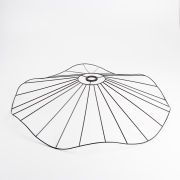 Univerzalni abažur CURITIBA, premer 80 cm, črn