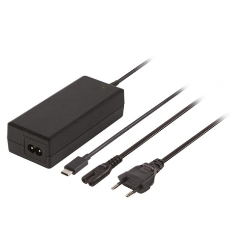 Univerzalni polnilnik vrste USB-C/65W črn