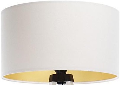 Univerzalni senčnik STANDART E27 pr. 45 cm bela/zlata