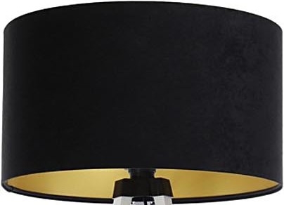 Univerzalni senčnik STANDART E27 pr. 45 cm črna/zlata