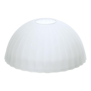 Univerzalno nadomestno steklo ROCCA E27 premera 17 cm belo