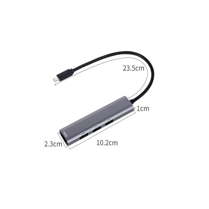 USB-C razdelilec 4 v 1 s Power Delivery 100 W