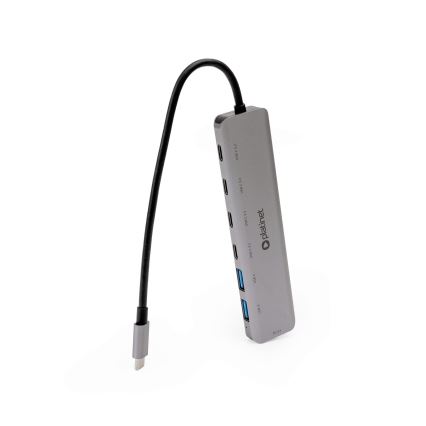 USB-C razširitveni hub 7 v 1 s Power Delivery 100 W
