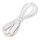 USB kabel USB-A / USB-C priključek z LED osvetlitev 18W 1m bela