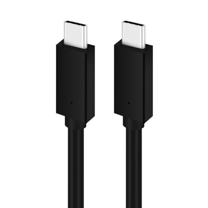 USB kabel USB-C 2.0 konektor 1m črna