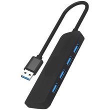 USB Razdelilec 4xUSB-A 3.0 črna