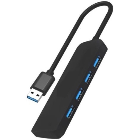 USB Razdelilec 4xUSB-A 3.0 črna