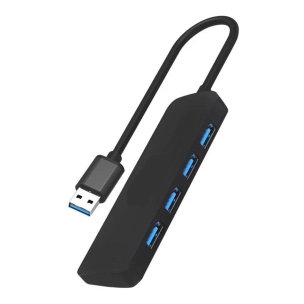 USB Razdelilec 4xUSB-A 3.0 črna