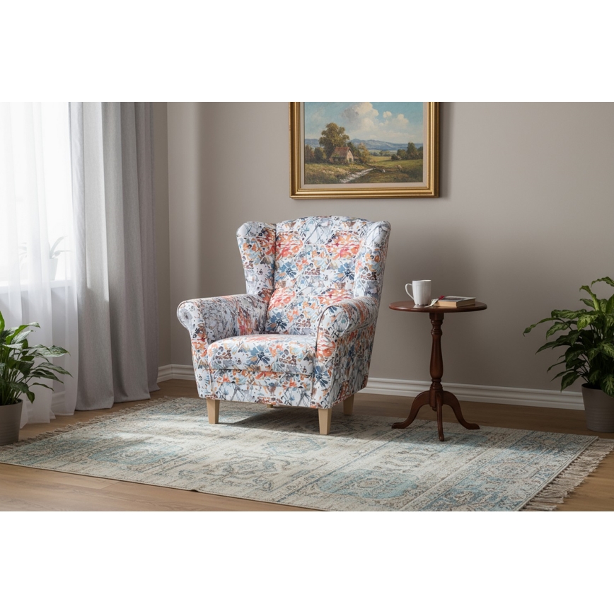 Ušesni naslonjač GALA, večbarven