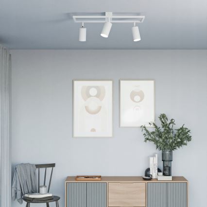 Usmerjena stropna svetilka 3xGU10/30W/230V bela