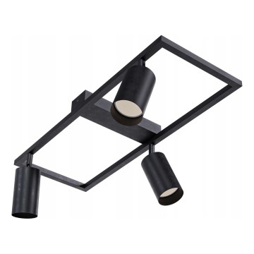 Usmerjena svetilka 3xGU10/30W/230V črna