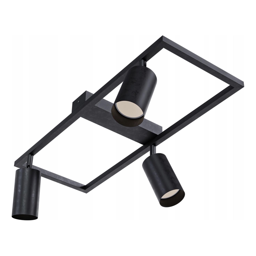 Usmerjena svetilka 3xGU10/30W/230V črna