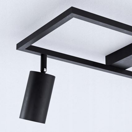 Usmerjena svetilka 3xGU10/30W/230V črna