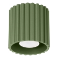 Usmerjena svetilka AURA 1xGU10/10W/230V, premer 10 cm, zelena