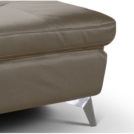 Usnjeni tabure SALERNO II 66x100 cm rjave barve