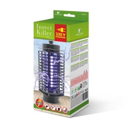 UV električni lovilec žuželk 1,2 W/230 V, črn