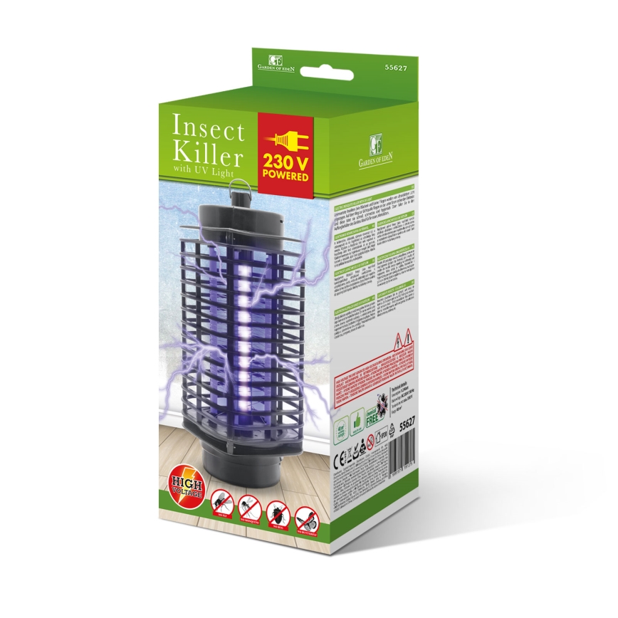 UV električni lovilec žuželk 1,2 W/230 V, črn