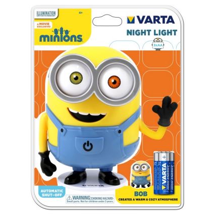 Varta 15615 - LED Otroška nočna lučka MINIONS LED/3xAA